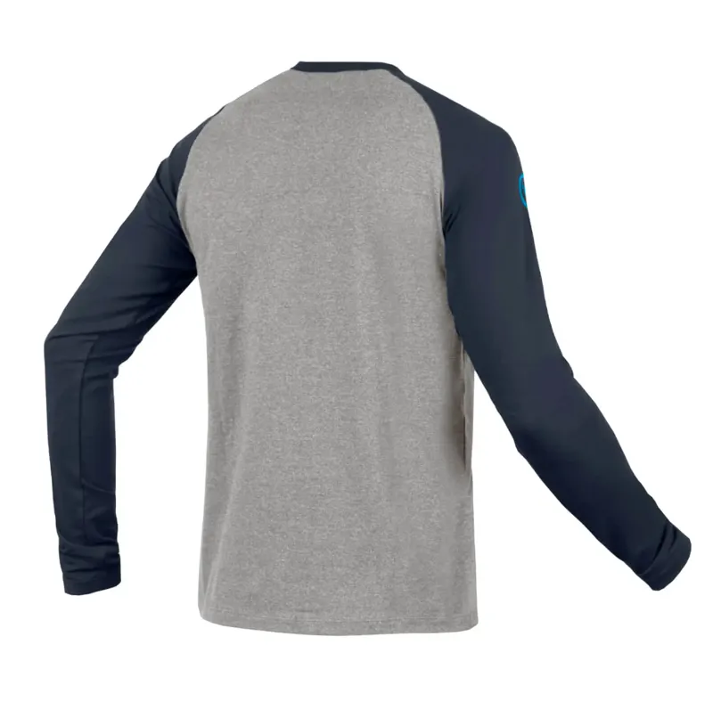 Endura One Clan Raglan Long Sleeve Jersey in Ink Blue-1
